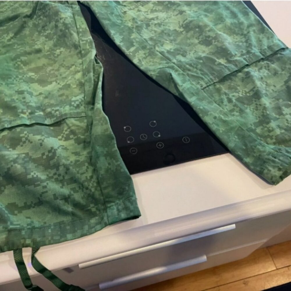 AIRSOFT PAINTBALL MILITARY ACU UCP PANTS & KNEE PADS COLOR DYE GREEN - Picture 9 of 12